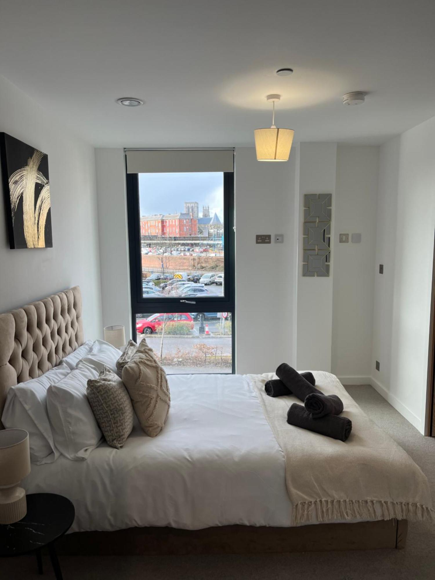 Superb New Build City Centre Flat And Gym York Esterno foto